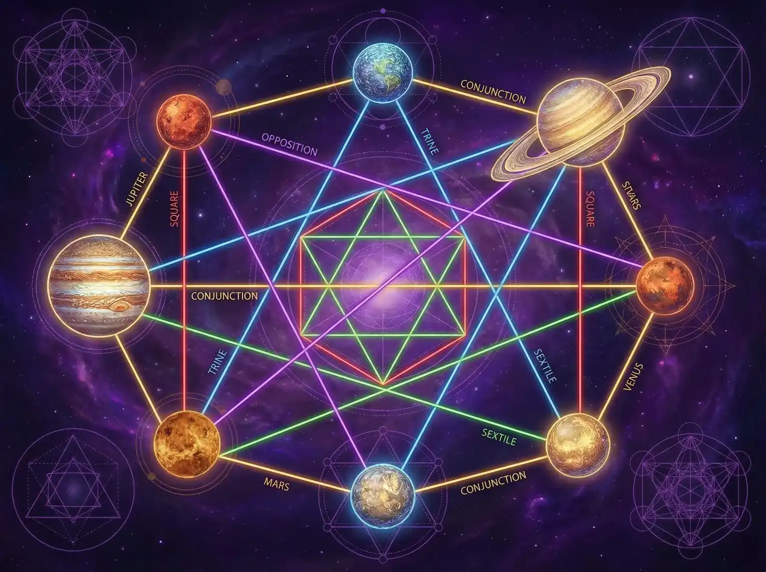 行星相位解读 - 诺基亚8600luna | 占星学进阶